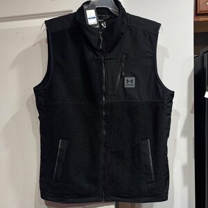 Under Armour Black Zip-Up Vest